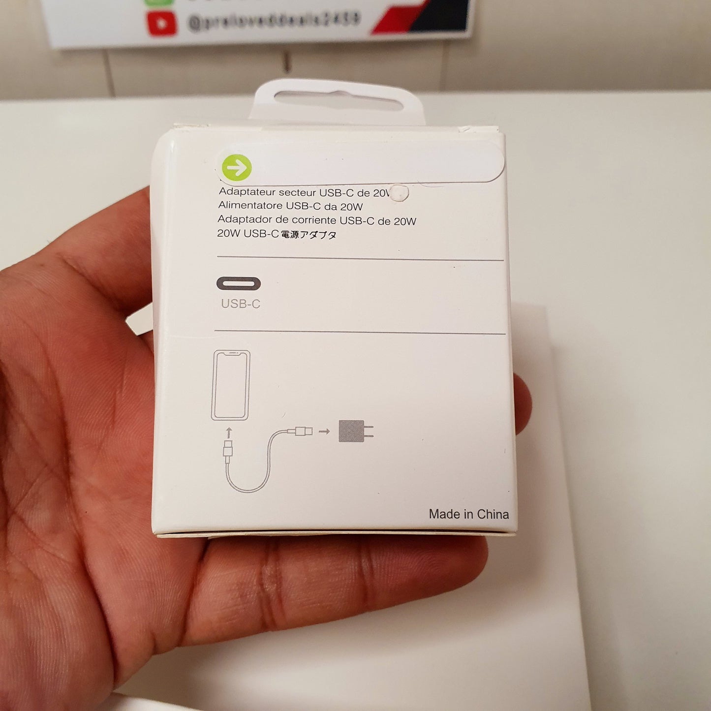 Apple 20W USB-C Power Adapter Fast Wall Charger