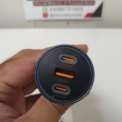 Elite Edge Fast USB C Car Charger - 3 Port Multi Device Adapter