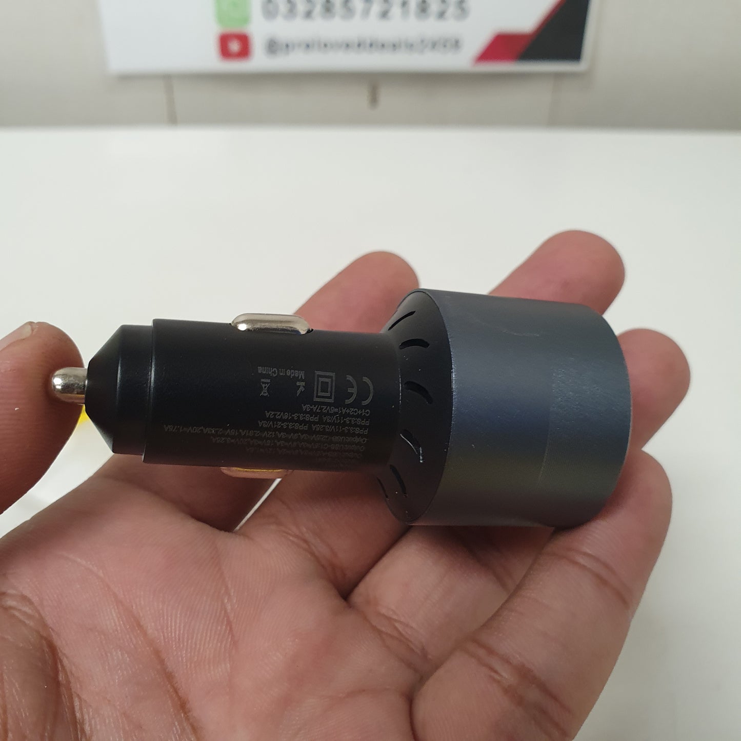 Elite Edge Fast USB C Car Charger - 3 Port Multi Device Adapter