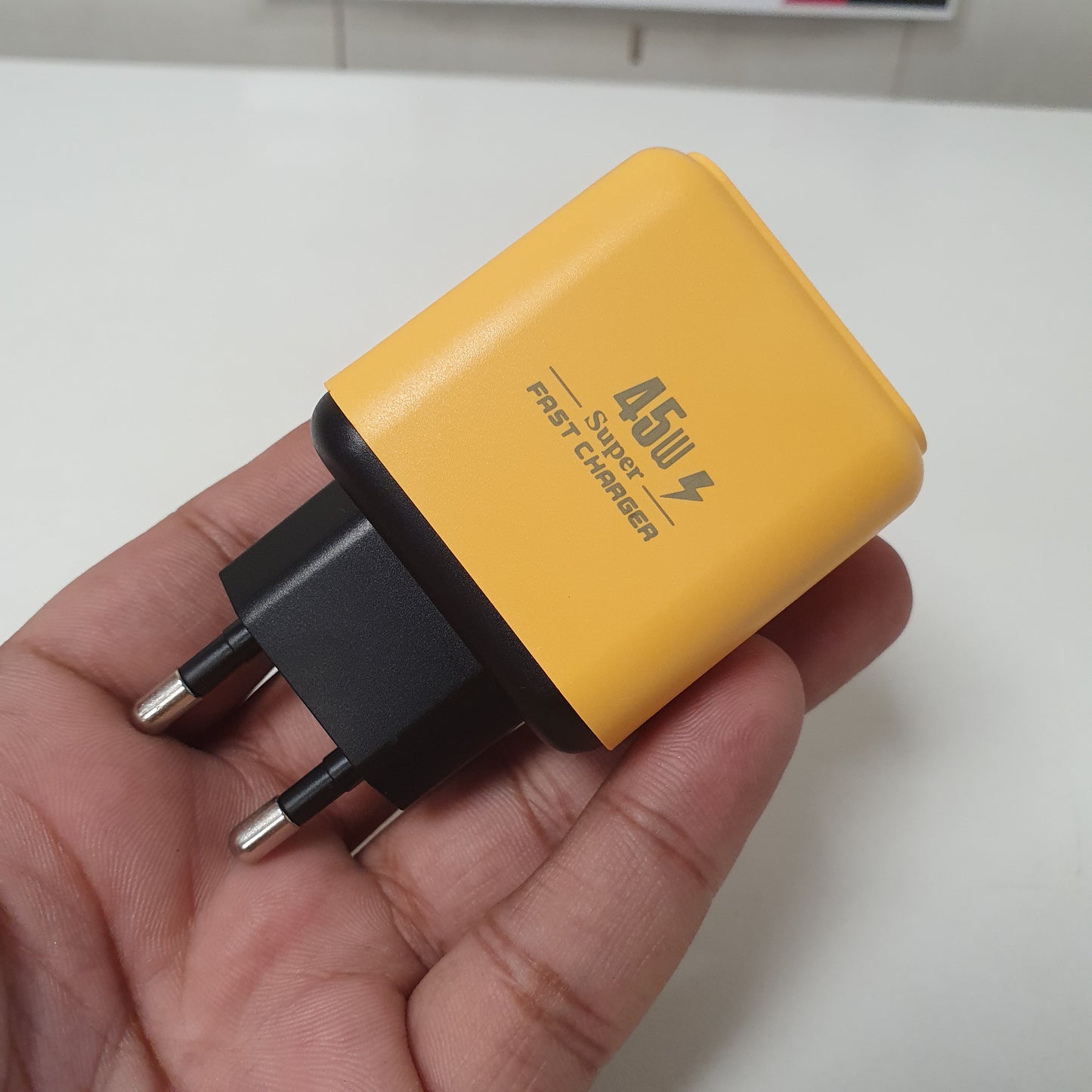45W Super Fast Charger Dual USB-C & USB-A Wall Adapter