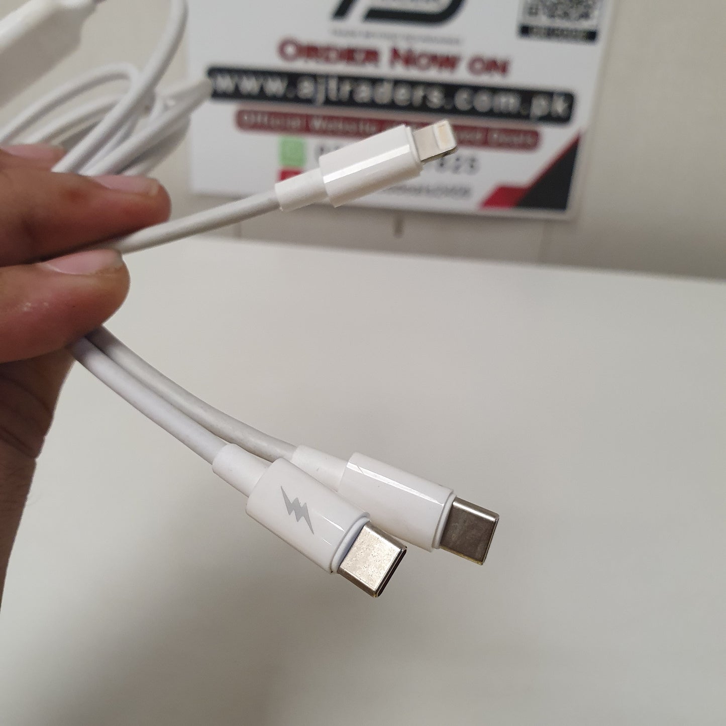 3-in-1 Universal USB Charging Cable for iPhone, Type-C & Android