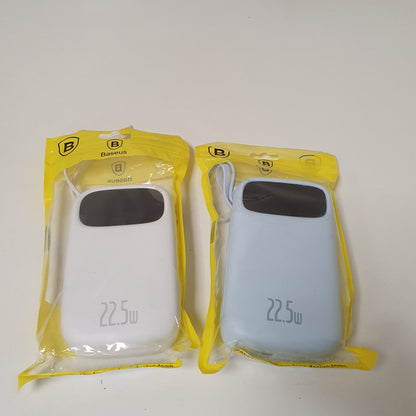 22.5W Fast Charging Mini Power Bank with Digital Display