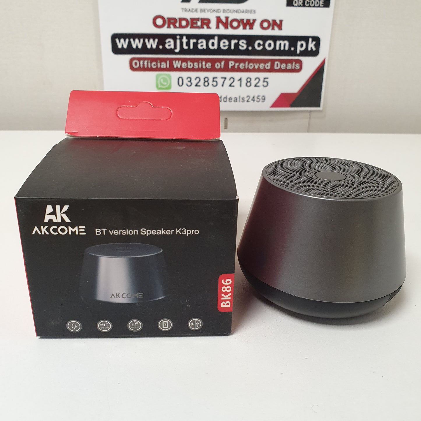 AKCOME K3pro Portable Bluetooth Speaker BK86
