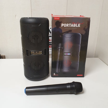 Portable Wireless Bluetooth Speaker with Mic & LED Lights