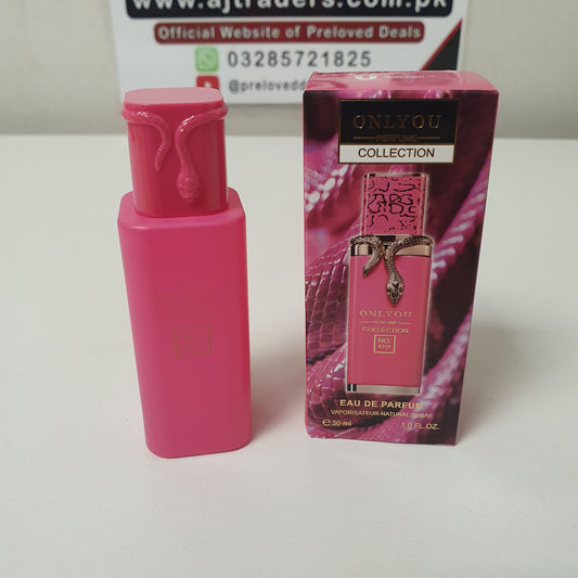 Only You Perfume Collection 30 Ml Pink Cobra #8227 , 31300