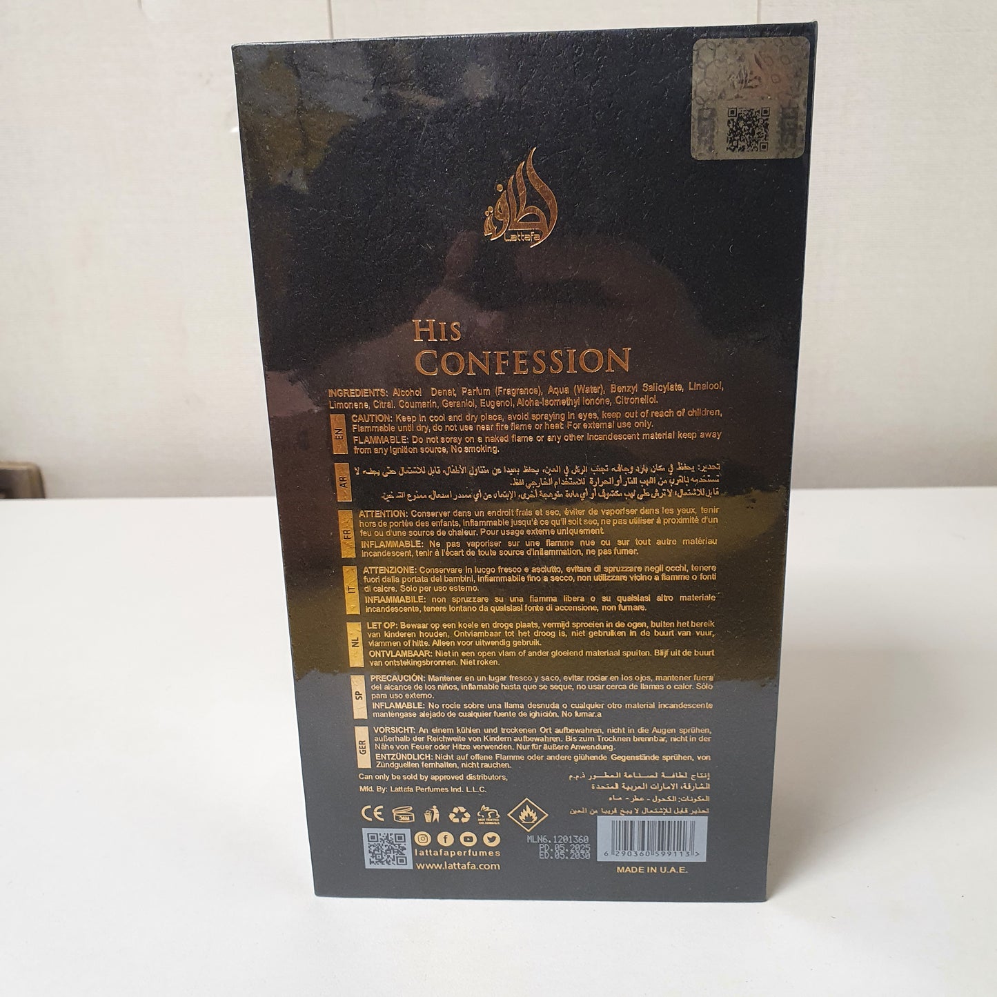 His Confession Latafa Perfume, 22000
