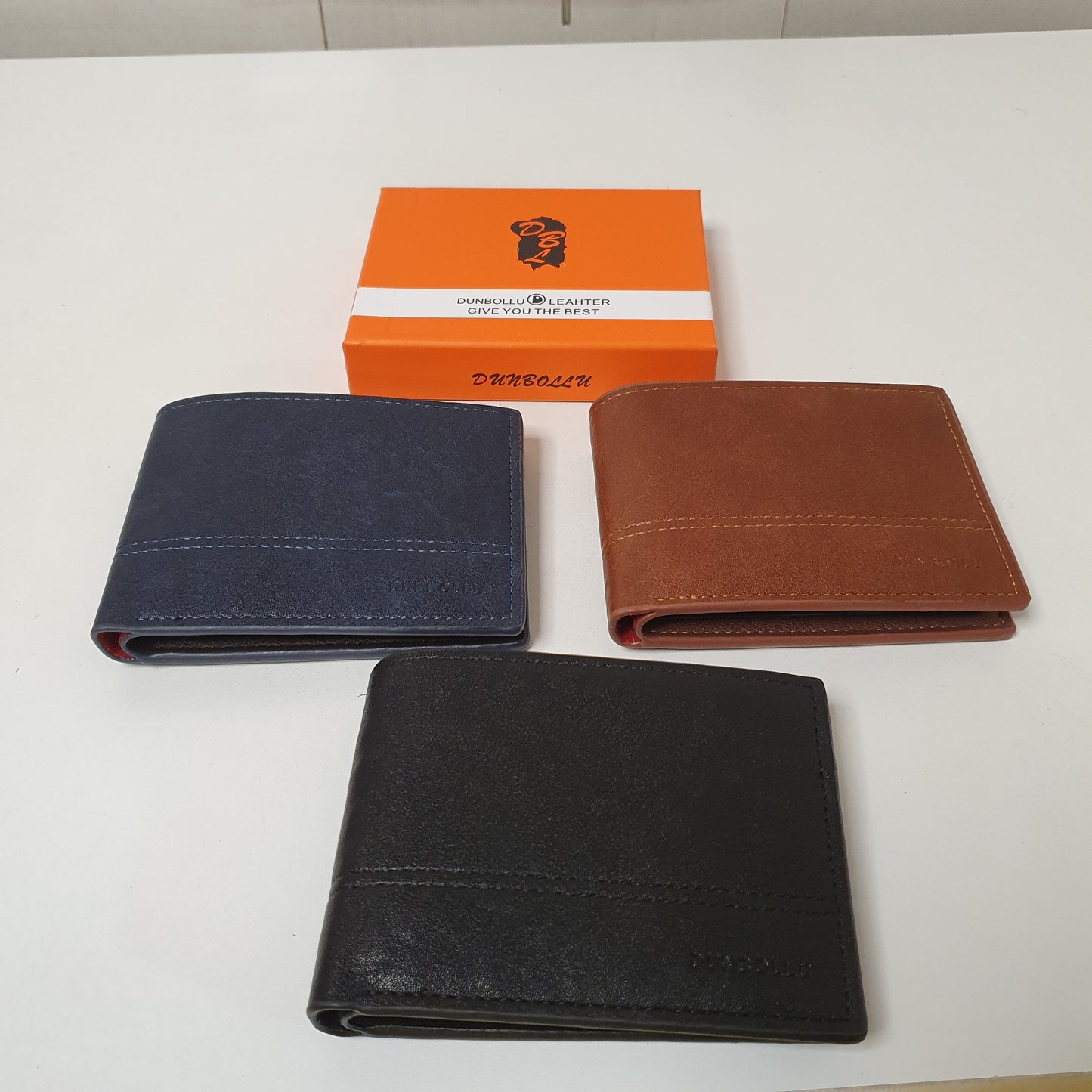 Dunbollu Leather Wallet Stitched Style, 61500