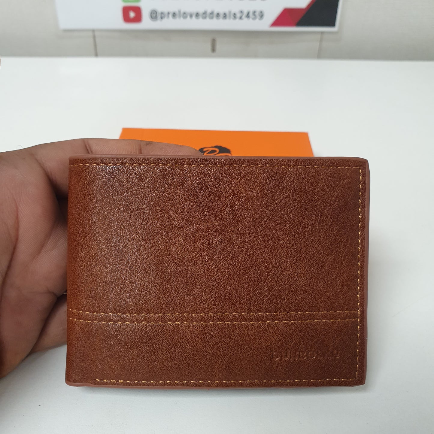 Dunbollu Leather Wallet Stitched Style, 61500