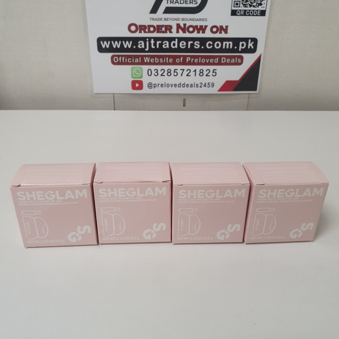 She glam Hydra Jelly Pocket Lip Bam Pack of 4, 61350