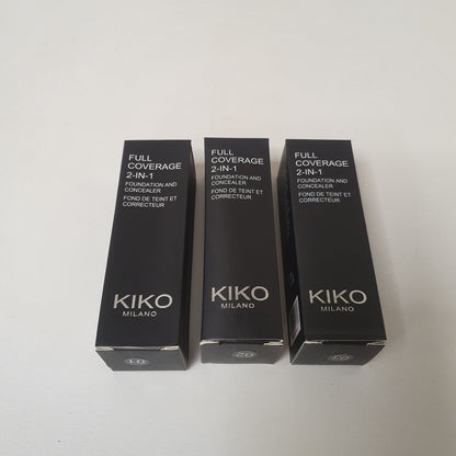 Full Coverage Kiko Milano 2 in 1 Foundation 31950