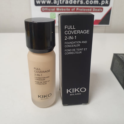 Full Coverage Kiko Milano 2 in 1 Foundation 31950