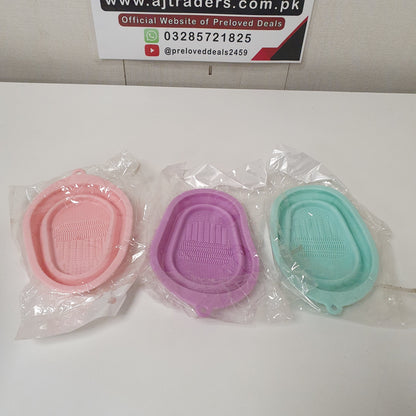 Collapsible Silicone Makeup Brush Cleaner , 121030