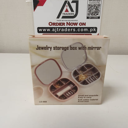 Jewelry Storage Box with Mirror, 121180