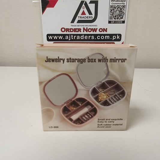Jewelry Storage Box with Mirror, 121180