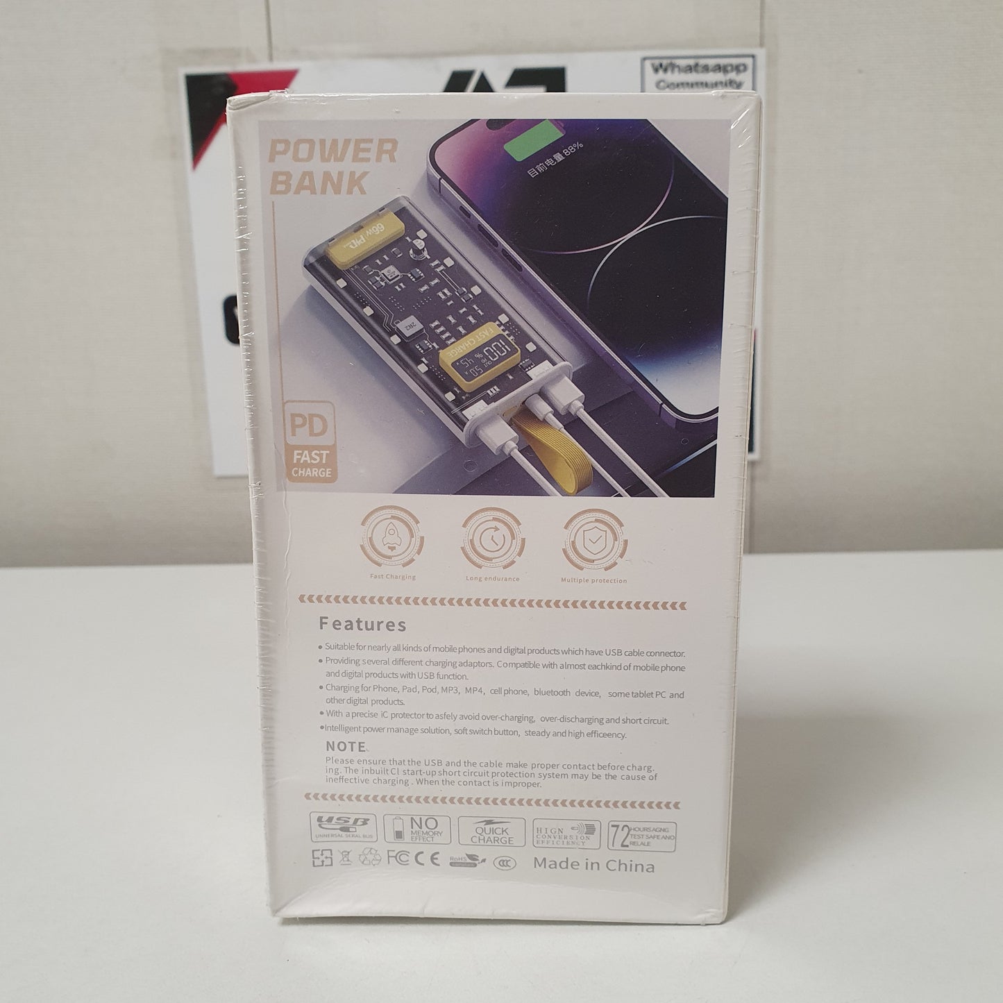 Power Bank Smart Fast Charge 66w, 21130