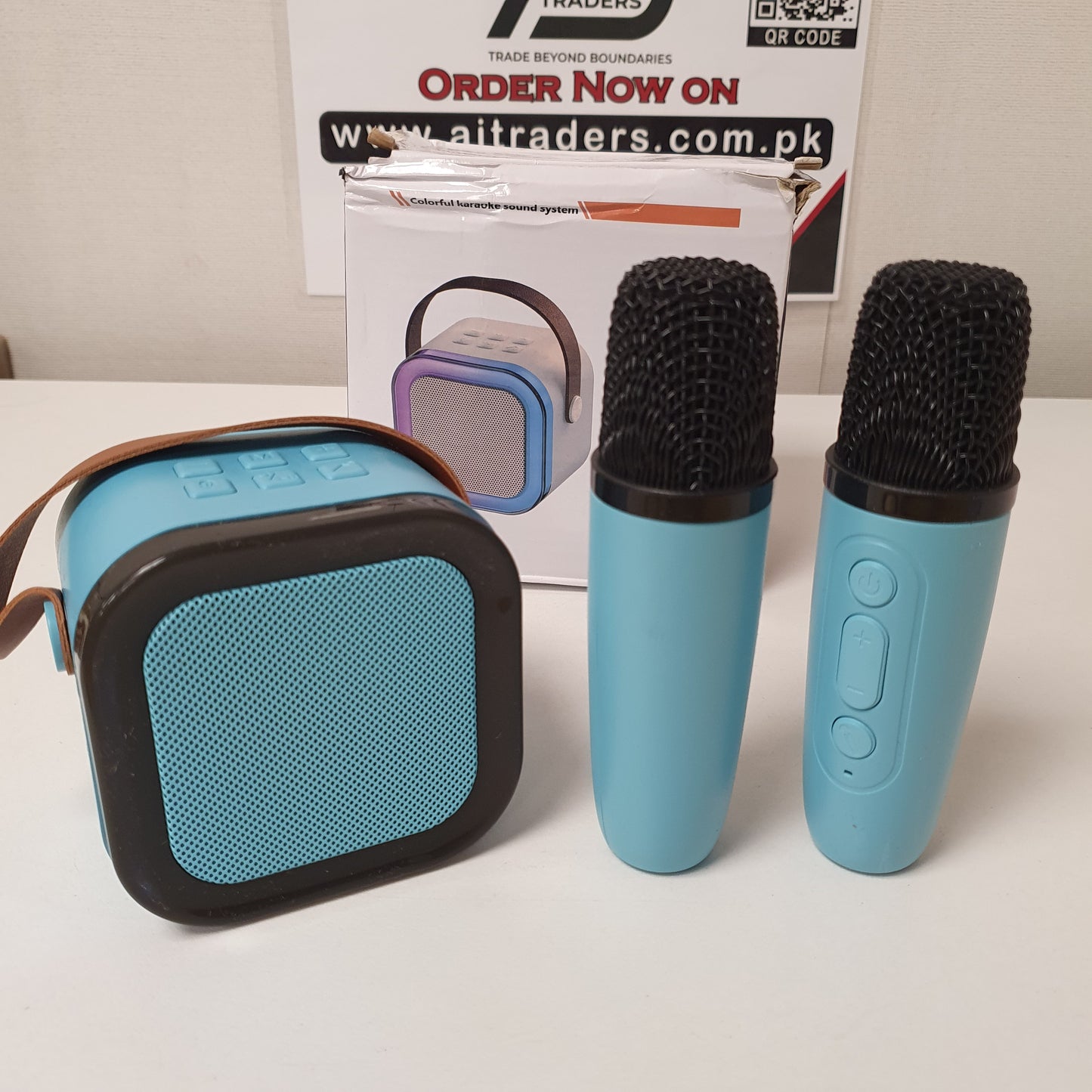 karaoke Speaker with 2 Mic, 91900