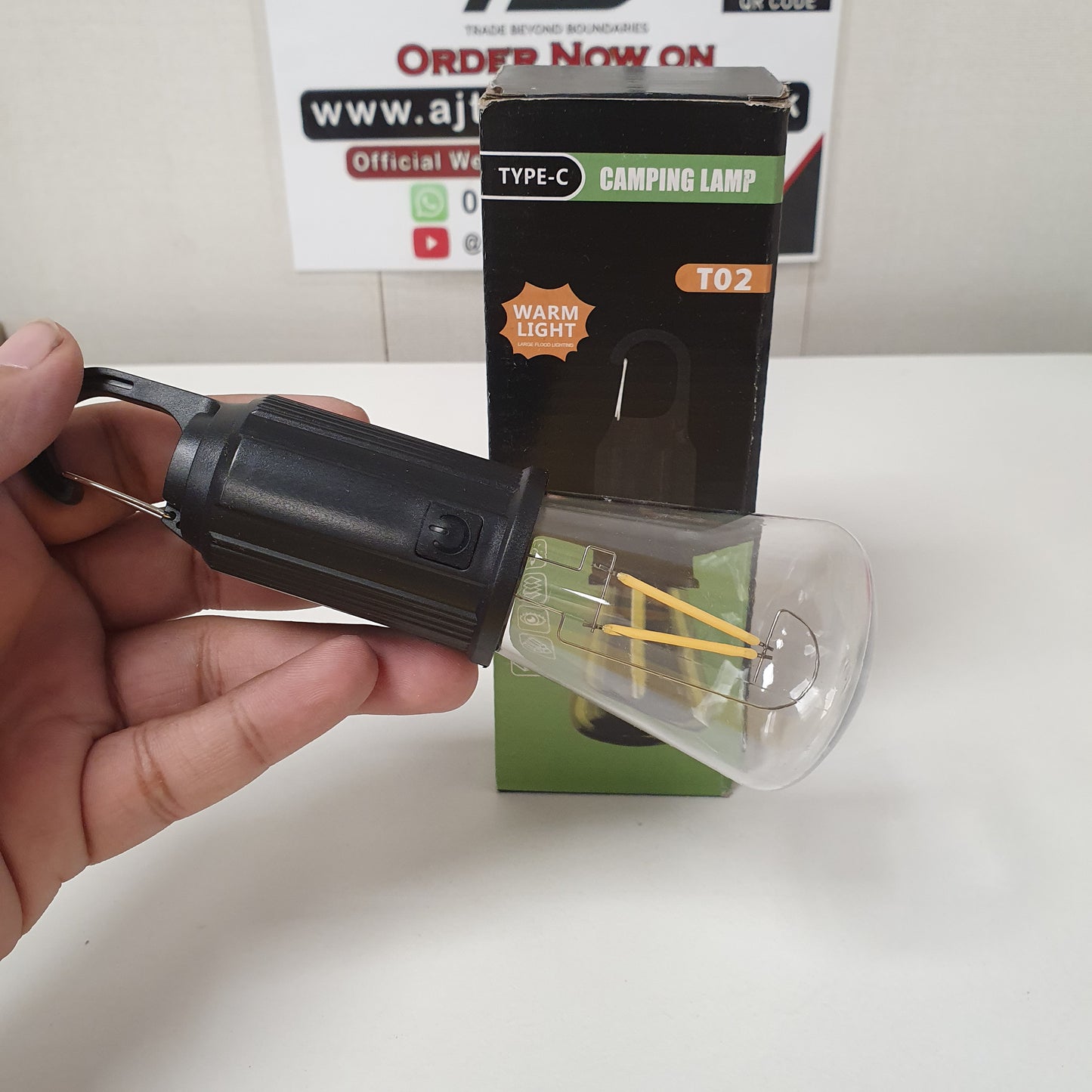 Camping Lamp Type C Charging Warm Light, 62220