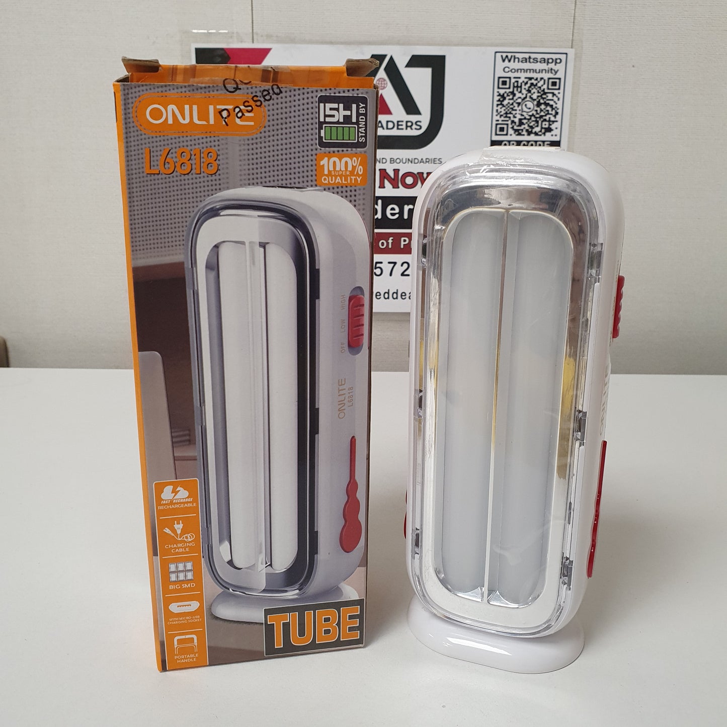 Onlite Tube Rechargeable Light, 121230
