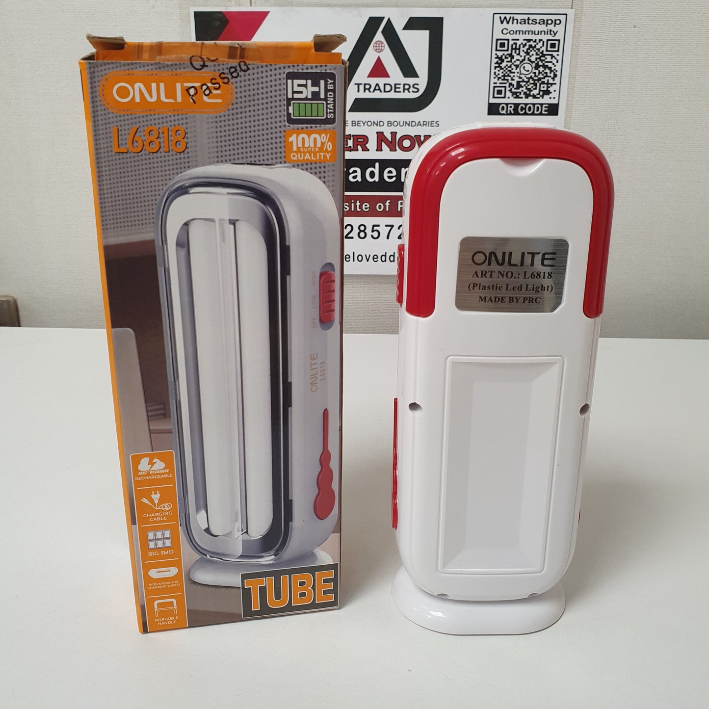 Onlite Tube Rechargeable Light, 121230