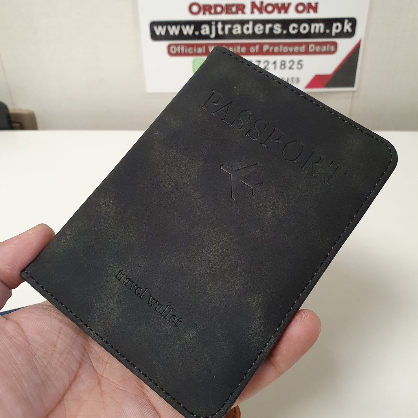 Wallet and Passport Cover 2in1 Leather, 121090