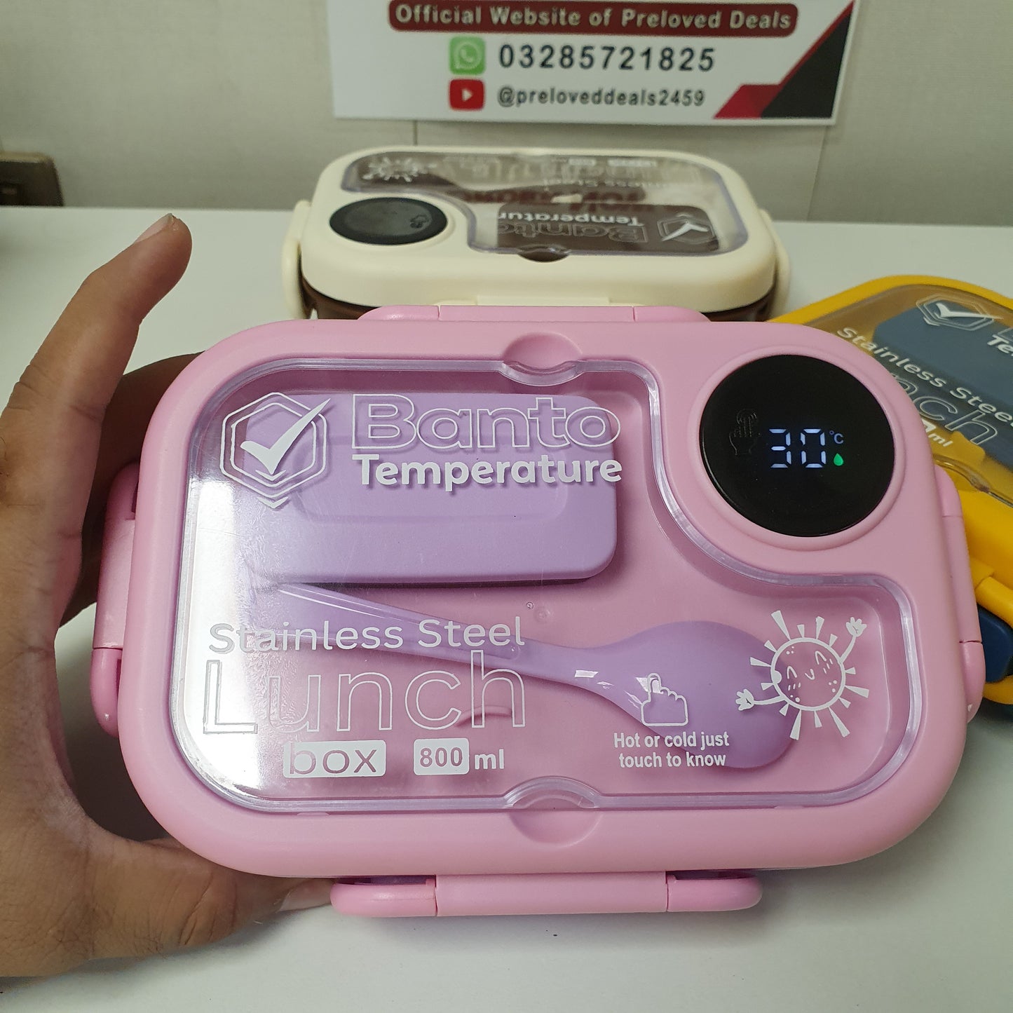 Banto Temperature Stainless Steel Lunch Box Digital Temperature, 121380