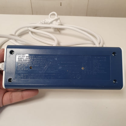 Blue White Hyundai Heavy Duty 3 Socket extension Board, 1