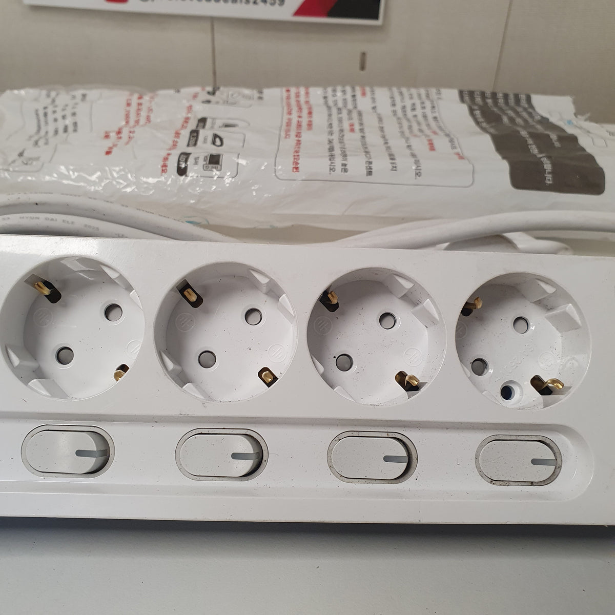 5 Socket Extenions Blue White Hyundai Made in Korea, 10