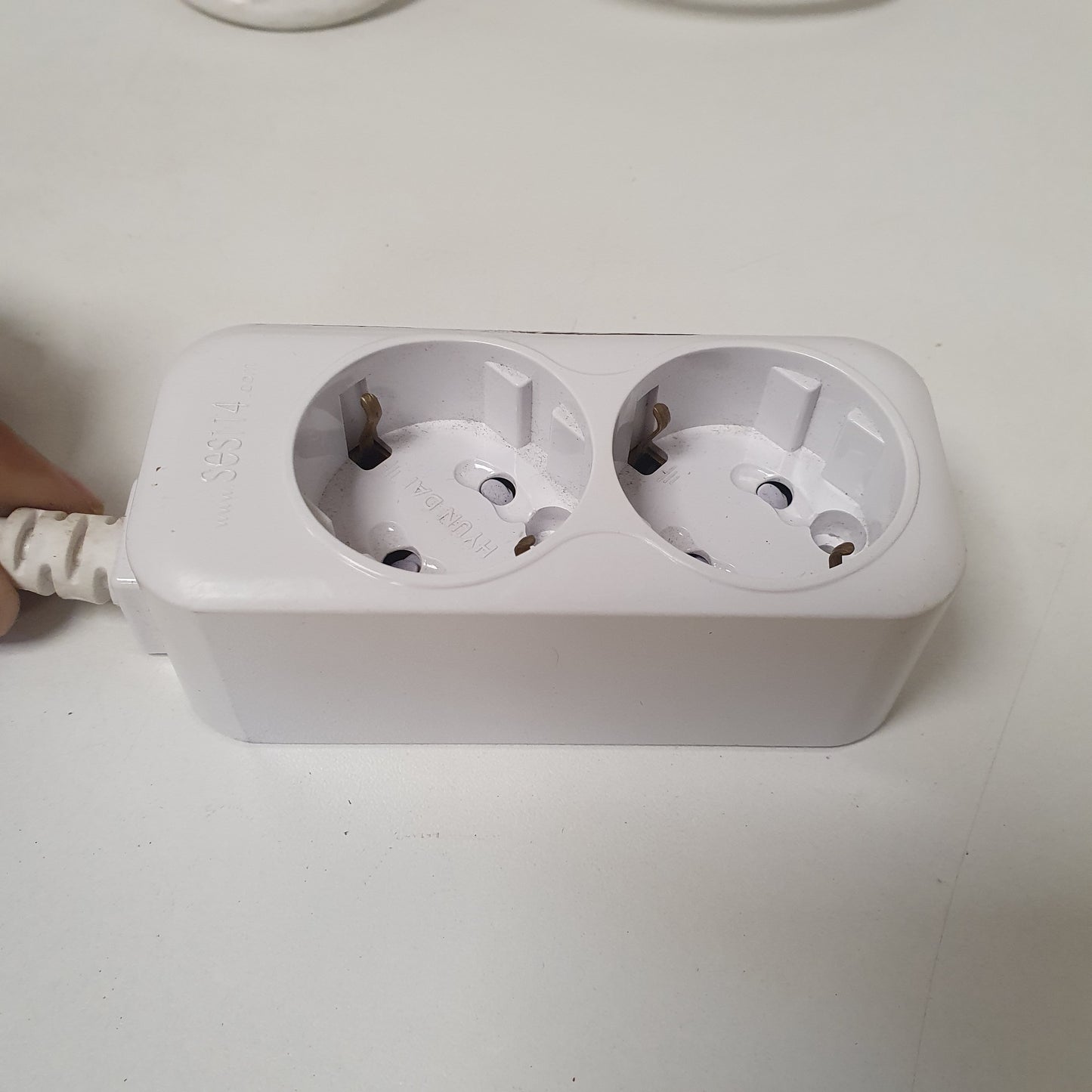 White 2 Socket Extension , 8