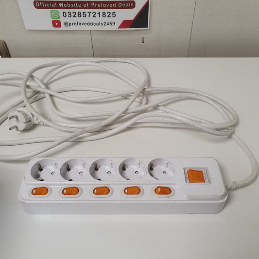5 Socket Multi Switches Socket Extension Board, 20