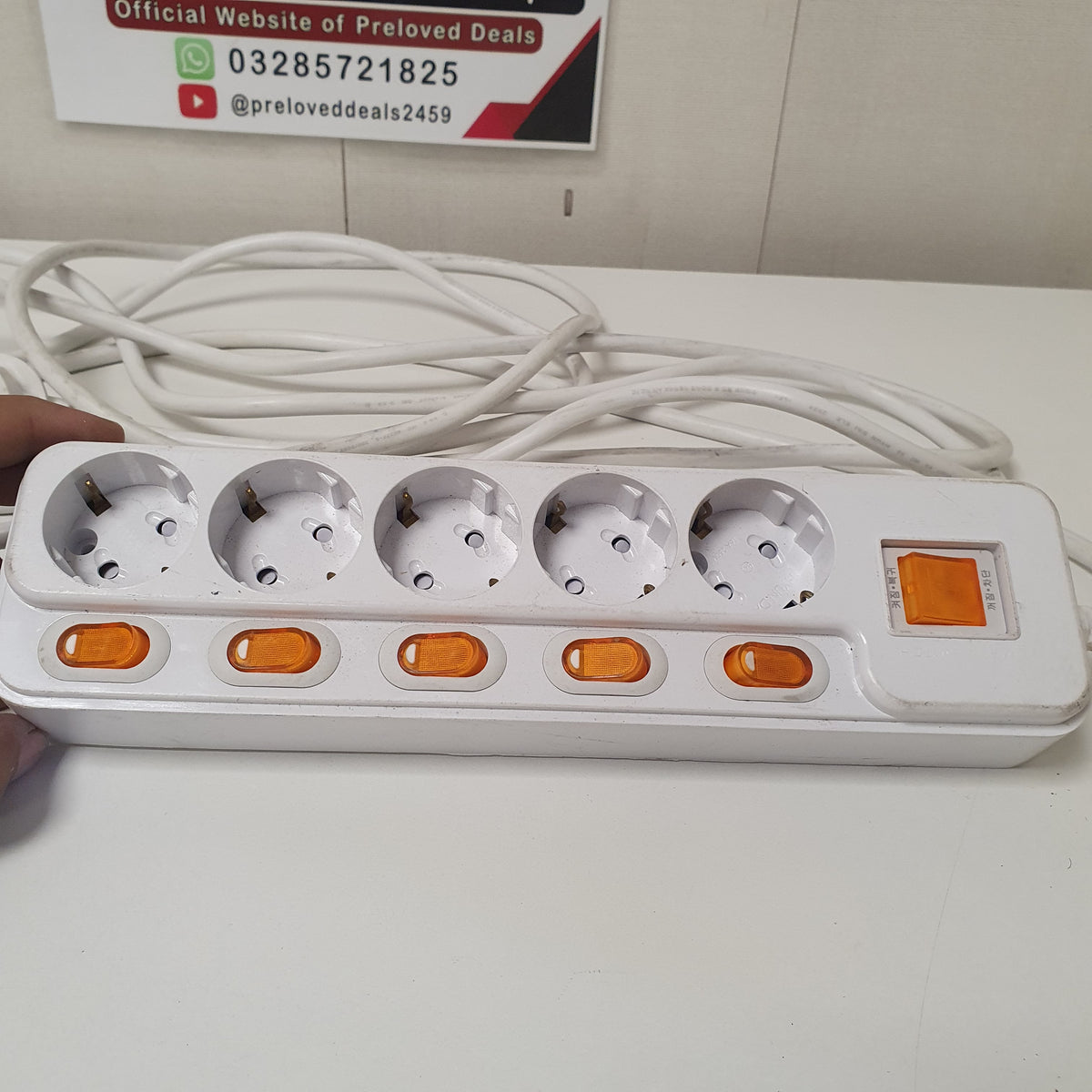 5 Socket Multi Switches Socket Extension Board, 20