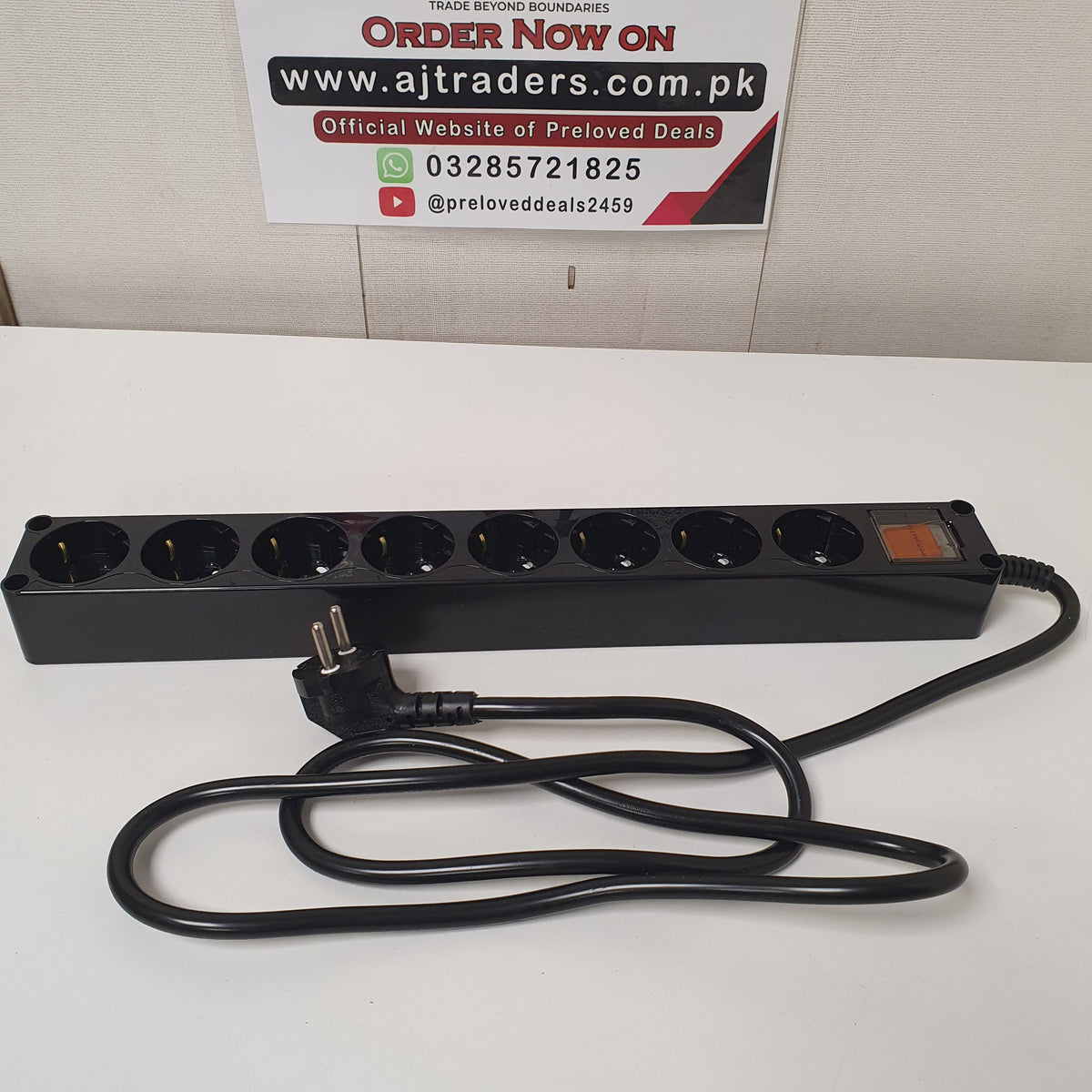 Black 8 Socket Hyundai Korea Extension Board Heavy Duty, 2