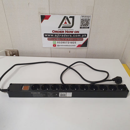 10 Sockets Black Extension Board Hyundai , 2
