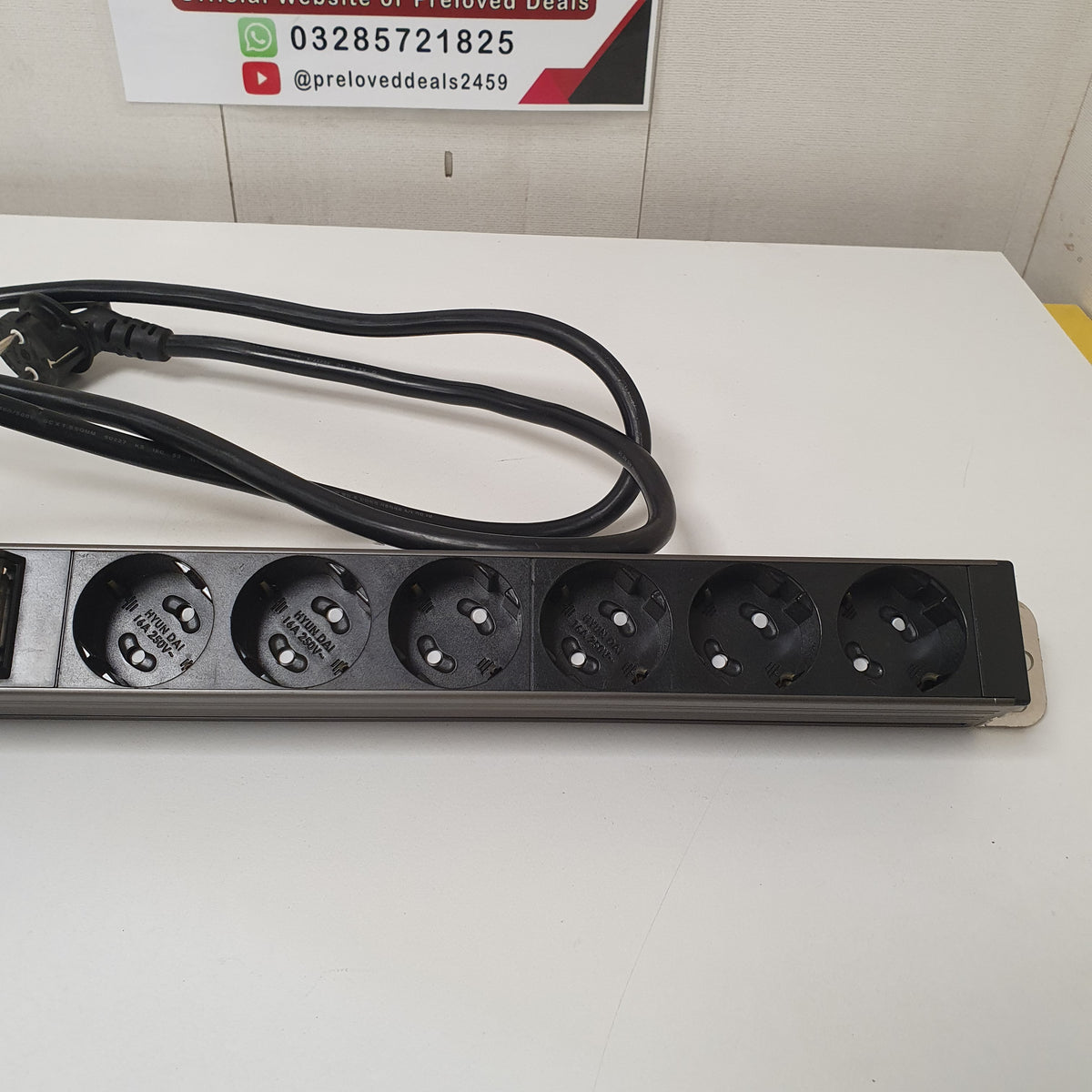 6 Sockets Aluminum Hyundai Socket Board with Breaker, 4
