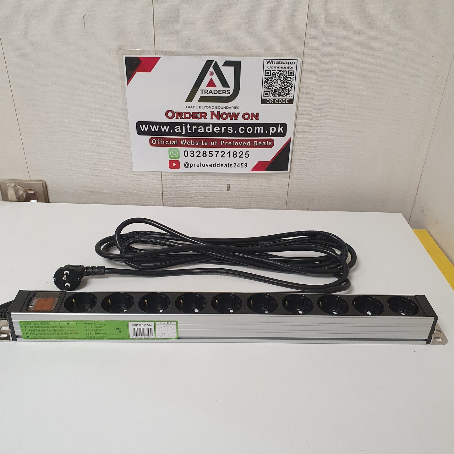 Long 10 Socket Server Extension Heavy Duty 10 Sockets Extension Board, 6