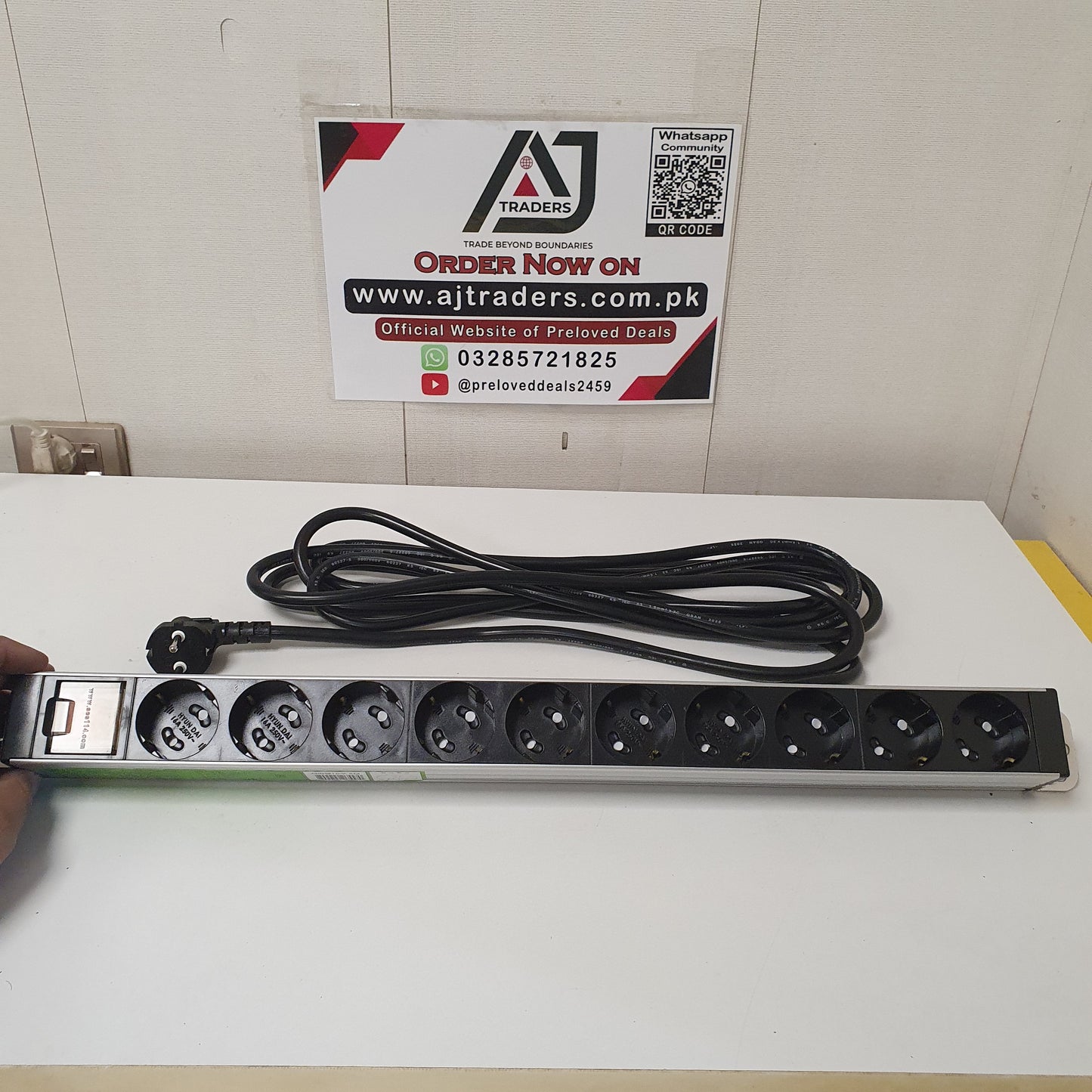 Long 10 Socket Server Extension Heavy Duty 10 Sockets Extension Board, 6