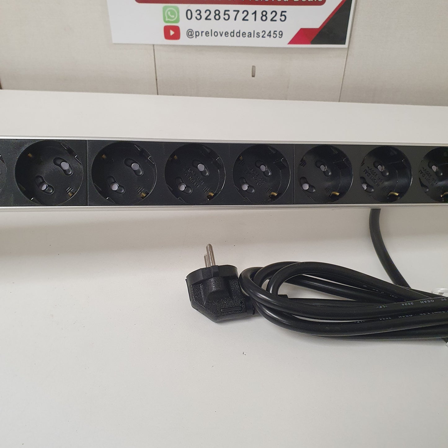 Longest 14 Socket Aluminium Silver Black extension Board by hyundai Korea, 3