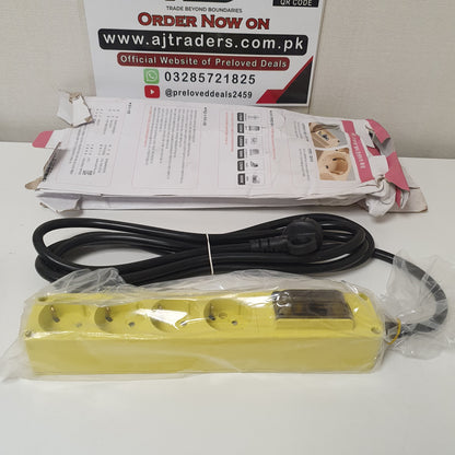 HDB16 Breker Model 4 Socket Extension Board Yellow  , 20