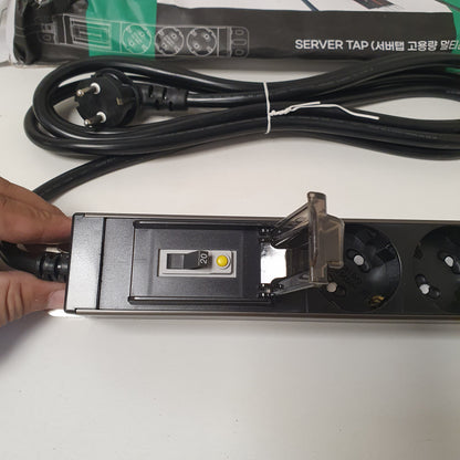 Almunium hyundai  3 Socket extension with Breaker system, 8