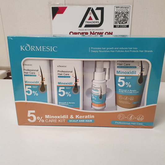 Minoxodil & Keratin Scalp and Hair Kit, 121100