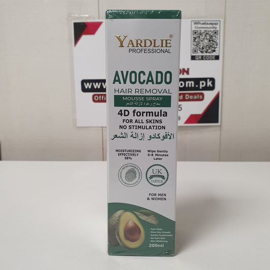 Avocado Hair Removal Mousse Spray 4d Formula, 31225