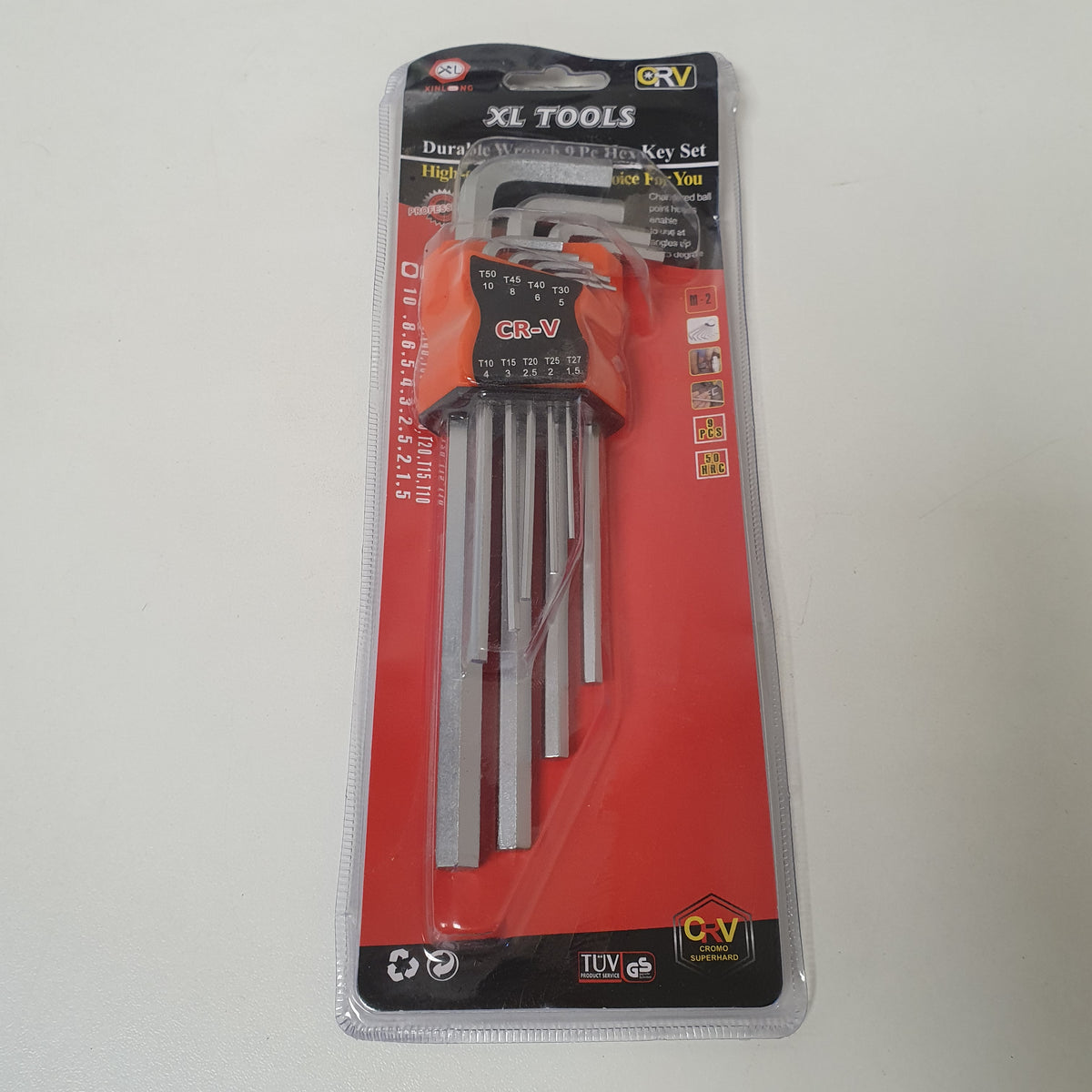 XL tool Durable 9pcs Key Set, 31170