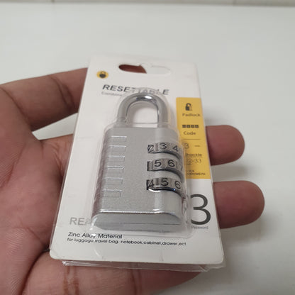 Resettable Padlock Number System, 31230