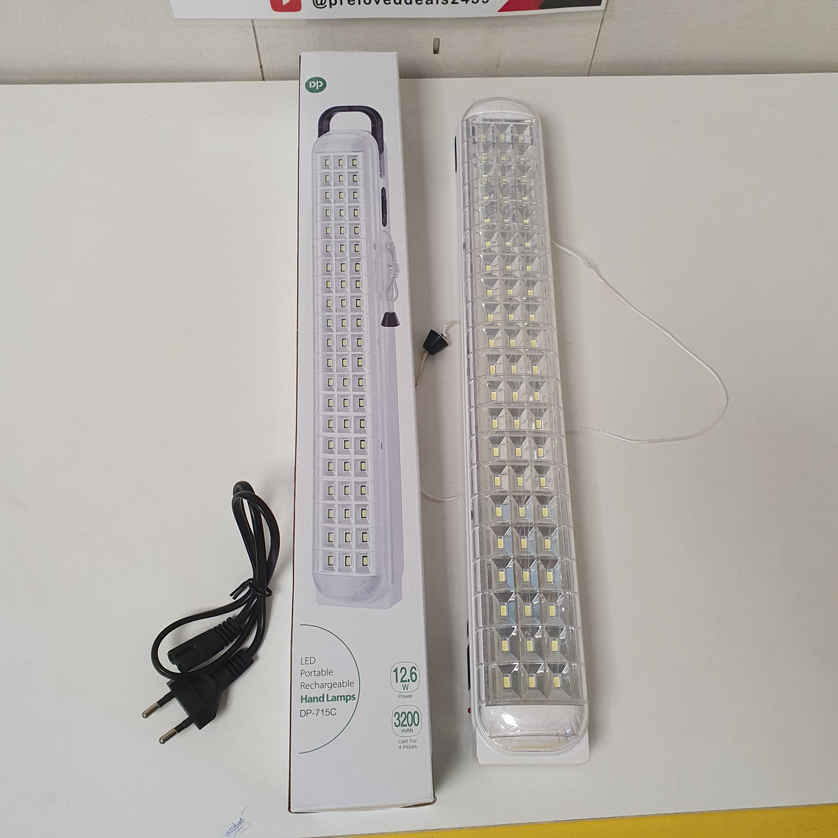 Led rechargable Light Lamp tube light, 31170