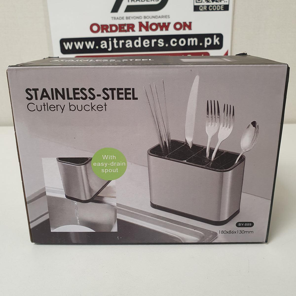 Stainless Steel cutlery Bucket , 41700