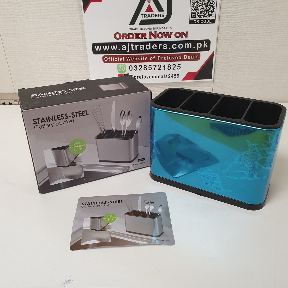 Stainless Steel cutlery Bucket , 41700