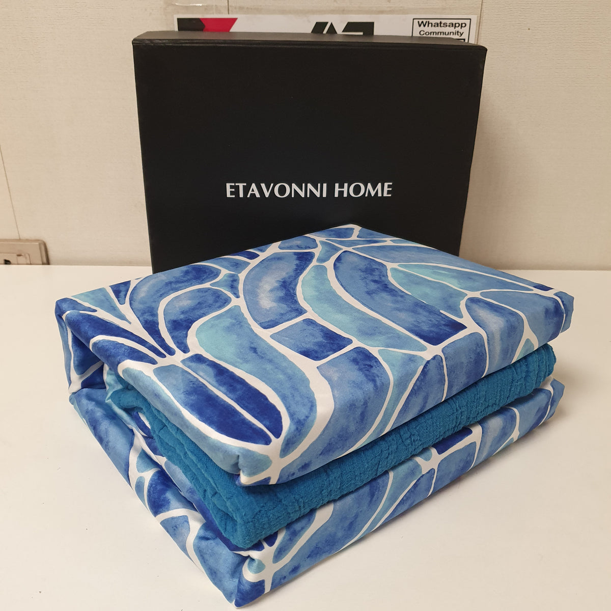 Etavonni Home Blue Bedsheet, 9