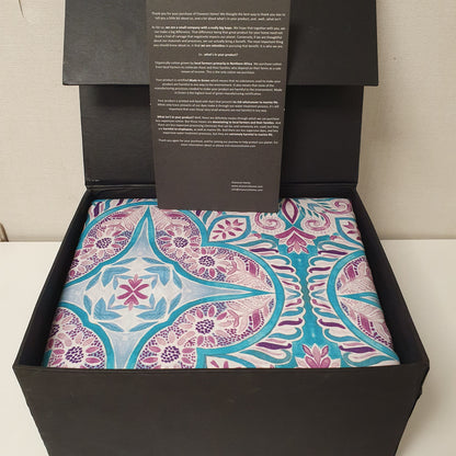 Etavoni Home Boxed Pack Bed sheet Grrn Purple, 4