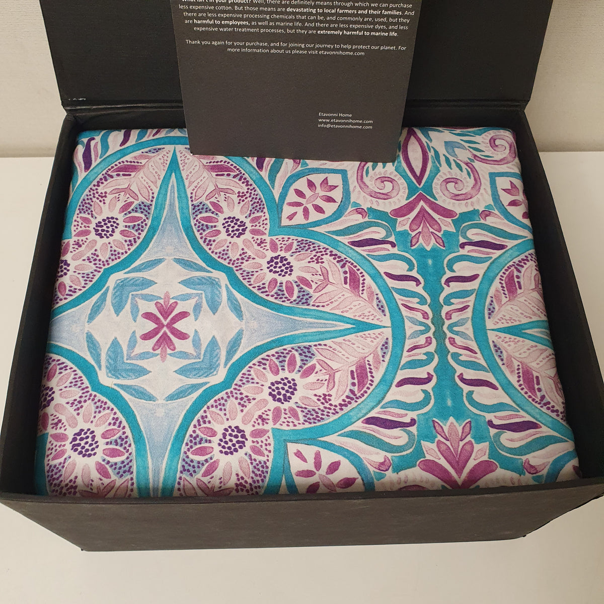Etavoni Home Boxed Pack Bed sheet Grrn Purple, 4