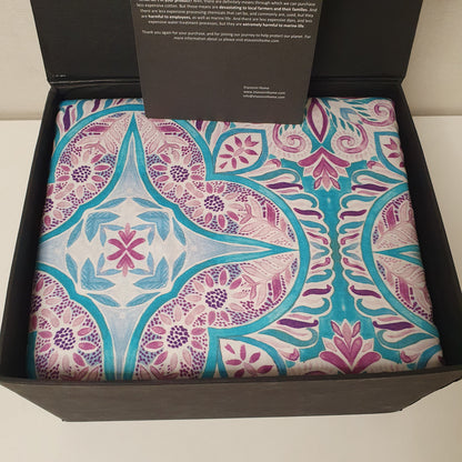 Etavoni Home Boxed Pack Bed sheet Grrn Purple, 4