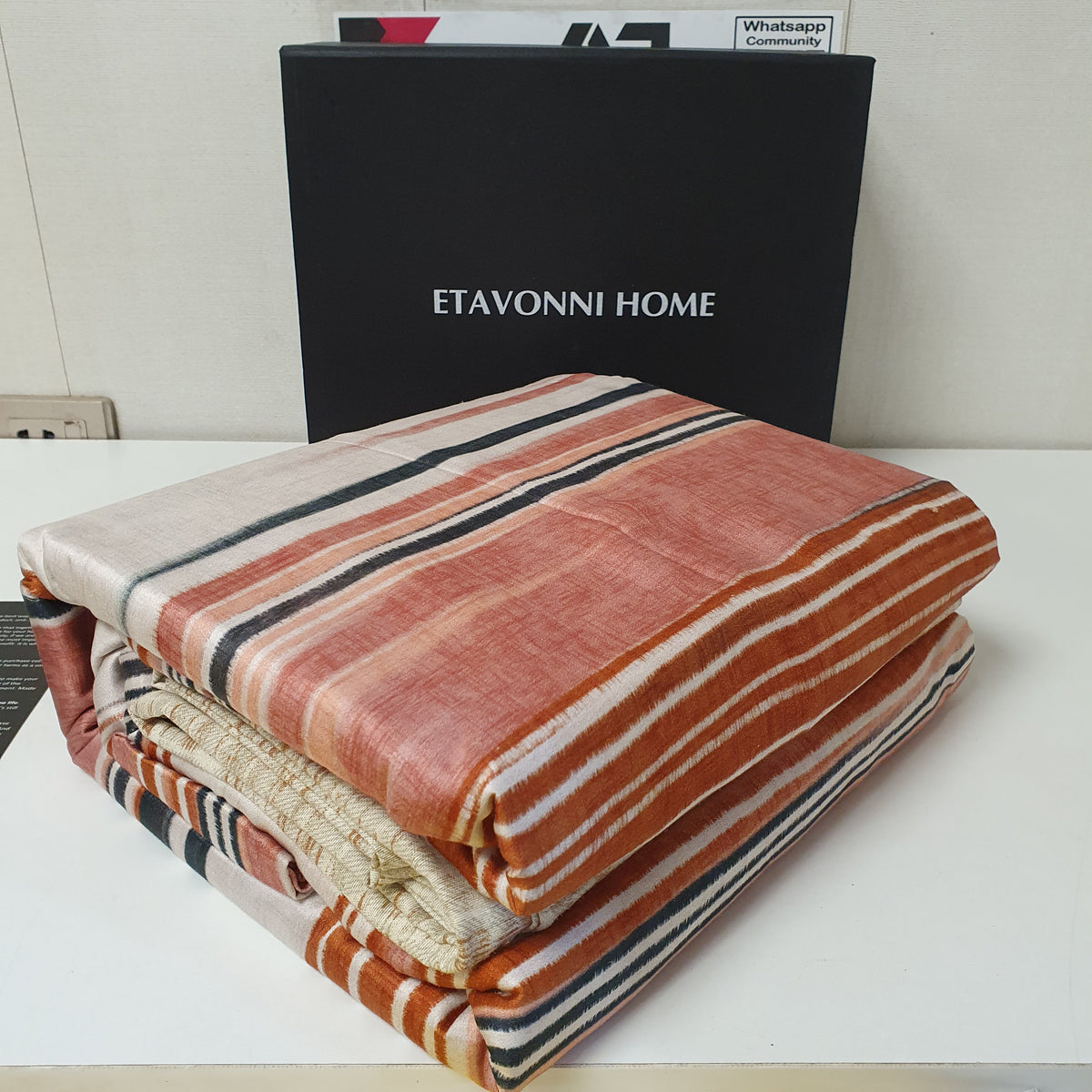 Etavonni Home Bed Sheet Brown White, 4
